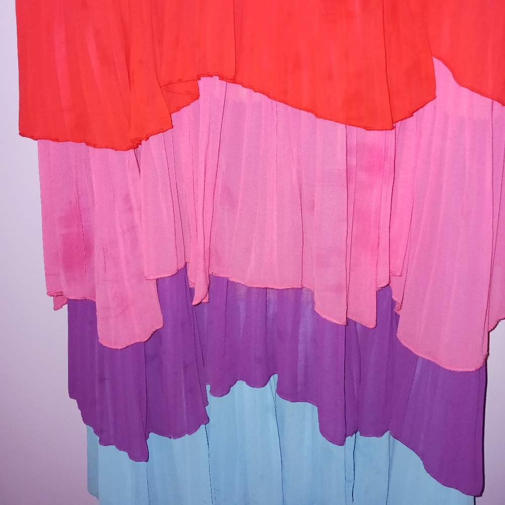 Colorful Layered Women's Skirt - Picture 7 of 10